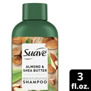 Suave Professionals Almond + Shea Butter Moisturizing Nourishing Daily Shampoo, 3 fl oz, Travel Size