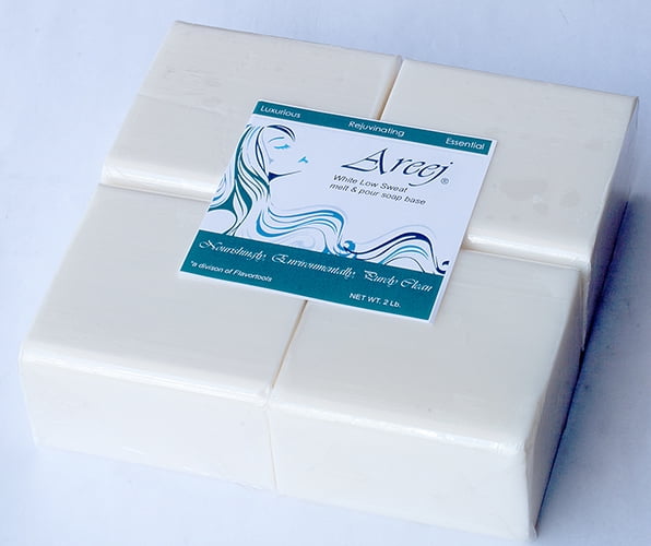 AREEJ WHITE GLYCERIN SOAP BASE SLS-FREE