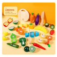 thumbnail image 1 of Children Wooden Kitchen Simulation Play House Toy Puzzle Magnetic Vegetables Fruit Cecilia Colorful Mini Toy Model Birthday Gift, 1 of 7