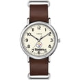 thumbnail image 2 of Timex Tribute NFL Weekender 40mm Correa de Piel de Cuarzo para Hombre, Marrón, Reloj Casua Timex Tribute Timex Tribute, 2 of 2