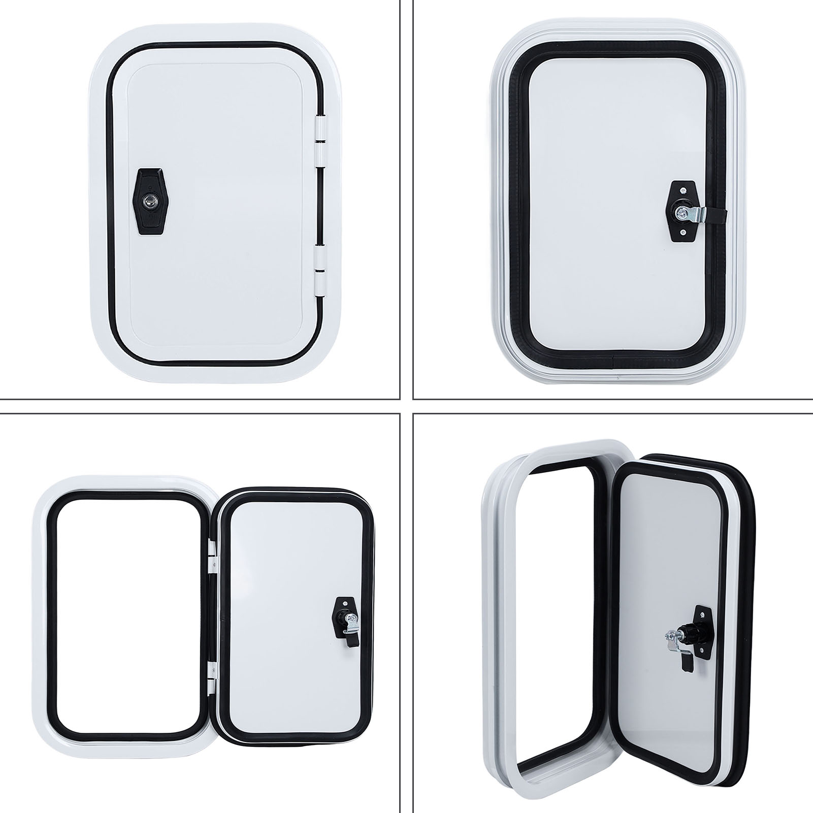 Baggage Compartment Access Door, RV Baggage Door Proof Rounded Corners