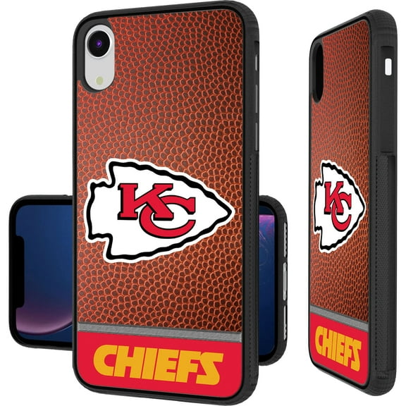 Kansas City Chiefs iPhone Bump Case with Football Design