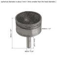 thumbnail image 2 of Unique Bargains 38mm 100 Grits Diamond Mounted Point Spherical Concave Head Bead Grinding Bit, 2 of 5