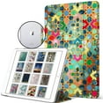 thumbnail image 1 of DuraSafe Cases iPad PRO 9.7 Pouces 2016 [ PRO 9.7 2016 ] A1673 A1674 A1675 MLMP2LL/A MM172LL/A MLMN2LL/A MLMW2LL/A Étui Pliable Imprimé Rigide Intelligent PC Dos Transparent - Damask, 1 of 4