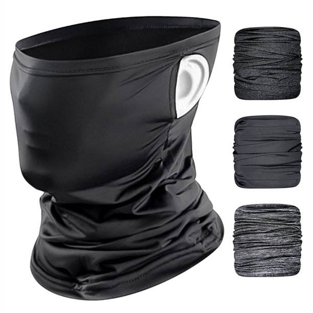 WeGuard Face Neck Gaiter Balaclava Bandana for Men Women Earloop Neck Gaiters Dust Sun UV