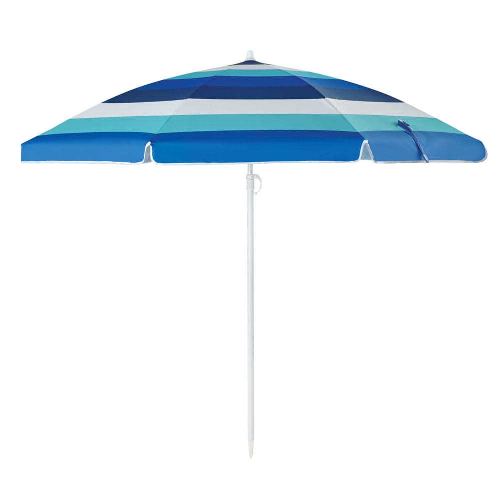 6ft Umbrella Sunshade Beach Umbrella with UV Protection & Portable
