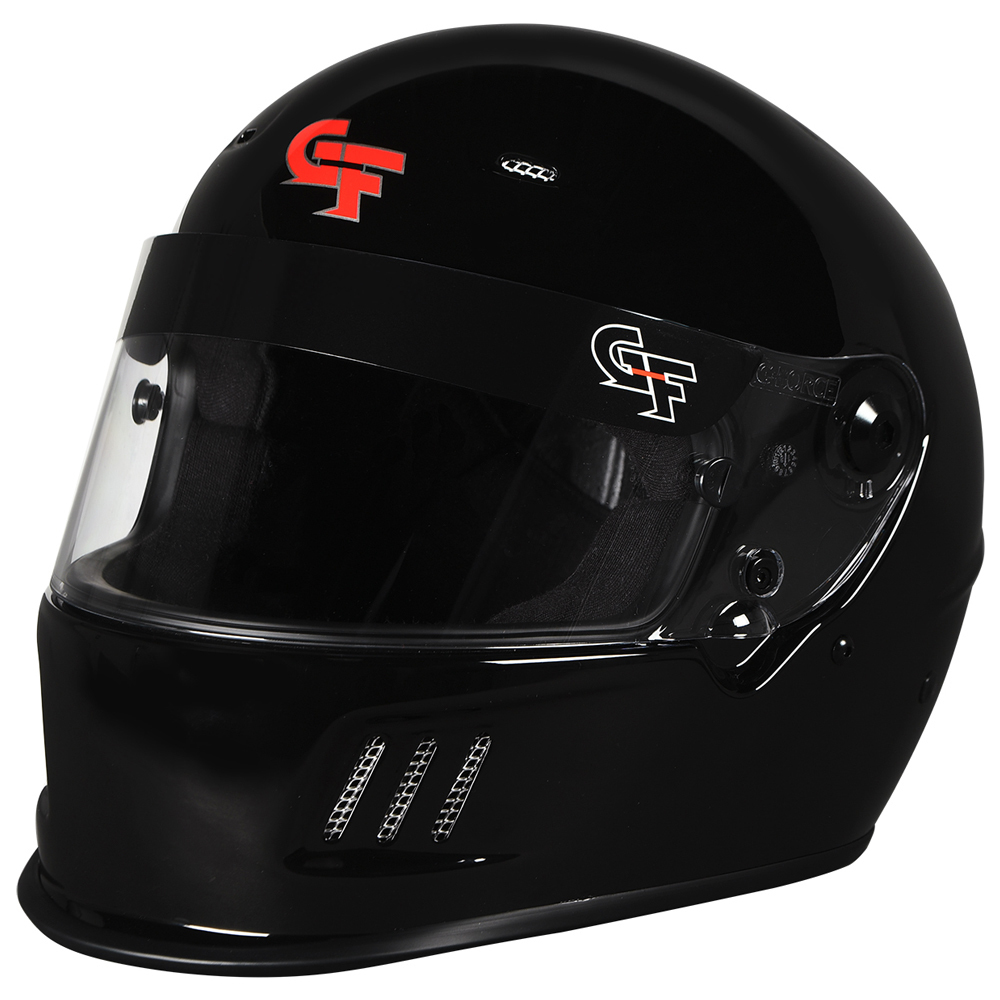 G-Force 3123MEDBK GF3 Full Face Helmet, Black, Medium - image 2 of 3