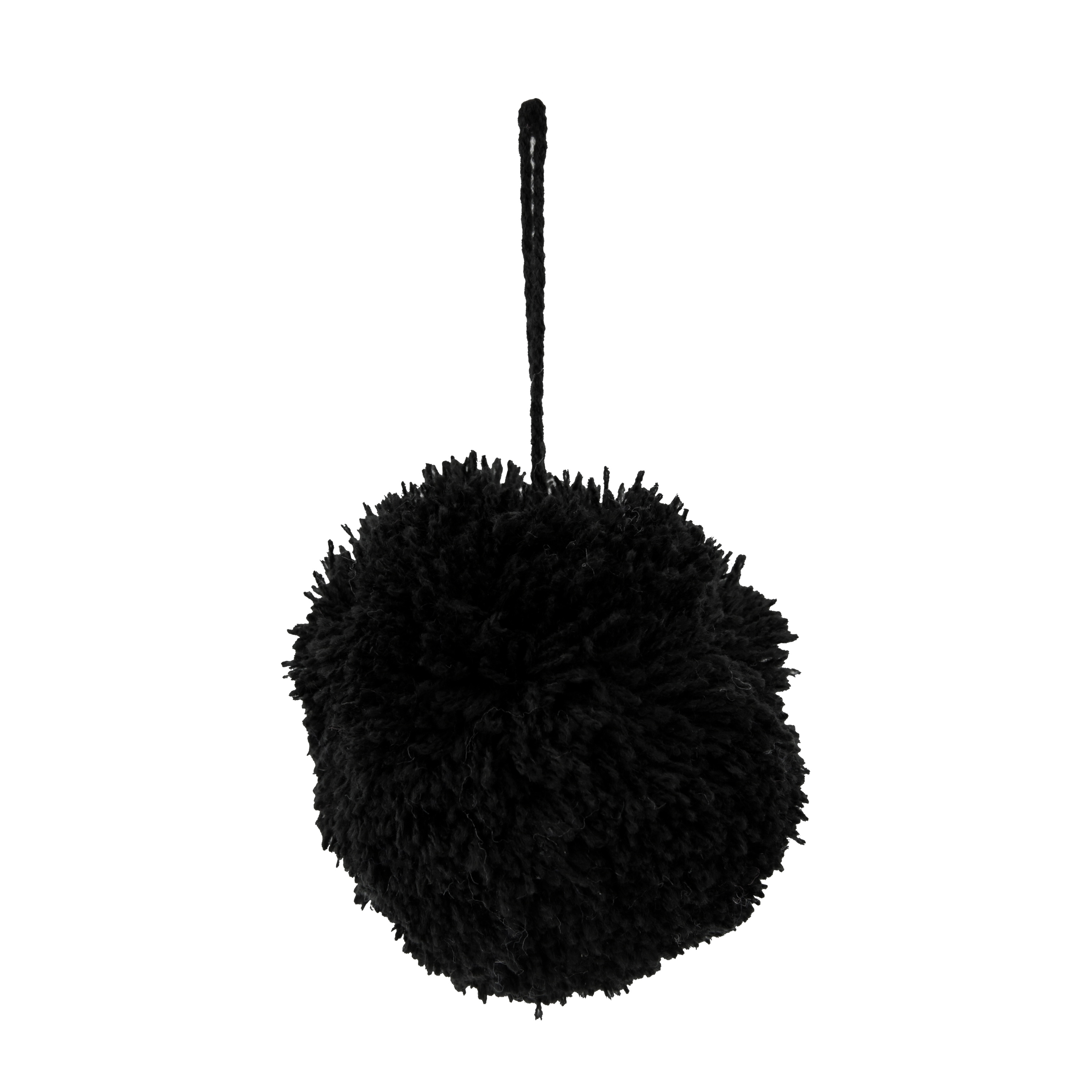 Offray Yarn Pom PomBlack