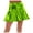 Light Green, variant on vigerkar Women's Shiny Flared Pleated Y2k Outfit Mini Glitter Skater Skirt (Red, L)