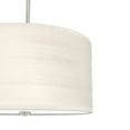 thumbnail image 4 of Hunter - Solhaven 3-light Bleached Alder, Medium Size Pendant Light, Dimmable, Modern Style, Drum Shaped, for Bedrooms, Dining, Living Rooms - 19380, 4 of 7