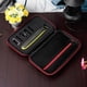 thumbnail image 1 of Organizador de afeitora Eléctrica, Diseñado para, Estuche de Vije Con Correa de Mano, Bolsa de Malla para Accesorios, Negro Verde, 1 of 7