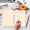 thumbnail image 4 of FORMRS 1-Subject Spiral Notebook 8" x 5" College Ruled 60 Refillable Sheet A5 Hard Cover, 2 Pack, Bright Flowers, 4 of 7