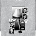 thumbnail image 3 of A Christmas Story - Frageelay Get A Leg Up - Men's Crew Neck Fleece Pullover, 3 of 5