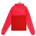 thumbnail image 6 of Jjayotai Women's Oversized Batwing Sweaters, 2024 Fall Outfits Crewneck Colorblock Ribbed Knit Trendy Pullover Tops Red M, 6 of 7