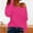 Hot Pink, variant on XPMWRP Women's Off The Shoulder Tops Loose Fit Long Sleeve Blouses Casual Dressy Fashion Club Party Night Out Shirts White XL