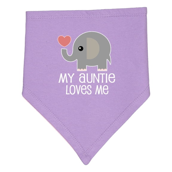 Inktastic My Auntie Loves Me Niece Baby Bandana Bib