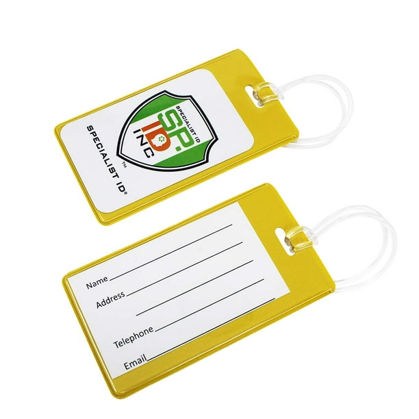 Specialist ID Bulk 100 Pack Backpack ID Luggage Tags for Student