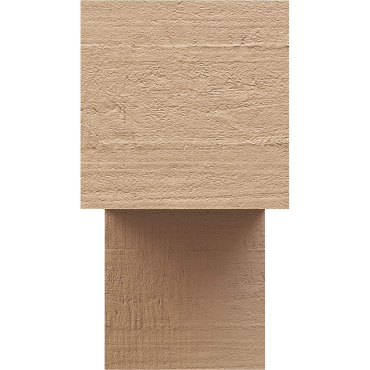 10"W x 30"D x 20"H Classic Chapel Hill Rough Cedar Woodgrain TimberThane Corbel, Primed Tan