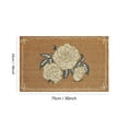 thumbnail image 3 of Coir Door Mat, Non Slip Mat, Floral Outdoor Rug, Front Door Welcome Mat, Outdoor Front Door Rug, 30X18 In, Rose Tone, Front Porch, Garden Entry, 1 Pc, 3 of 5