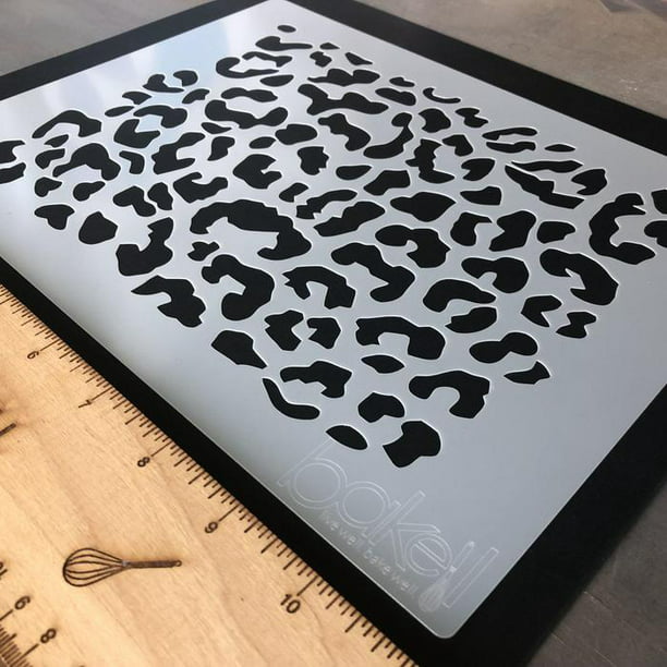 Bakell Large Leopard Animal Print Stencil 