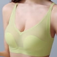 thumbnail image 6 of Womens Comfort Seamless Adjustable Skinny Strap Bralette Bra Ice Silk Push Up Bra Sports Bralette, 6 of 17