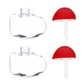 thumbnail image 4 of 20Pcs DIY Lip Gloss Tube Heart Shaped Lip Balm Bottles Lip Gloss Container, 4 of 9