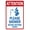Warning Sign 2, variant on Please Wait Here Safety Sign - 8"x12" Aluminum Metal Tin Plate, Restriction Alert Caution Warning Notice