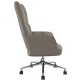 thumbnail image 2 of vidaXL Relaxing Chair Light Grey Velvet, 2 of 5