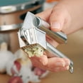 thumbnail image 5 of tooloflife Garlic Press Garlic Mince Garlic Slice Garlic Paste Tool Easy to Use Stainless Steel Silver, 5 of 8
