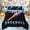 Black Blue, variant on Basketball Cake Kids Queen Comforter Set, Cartoon Ice Cream Drip Bedding Comforter Set, 3pcs