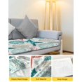 thumbnail image 4 of Red Teal Starfish Coastal Couch Cushion Covers Stretch, Washable Sofa Seat Covers Individual Seat Cushion Sofa Slipcovers Summer Beach Nautical Coral Sea Couch Cover Furniture Protector S-3PCS, 4 of 7