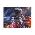 thumbnail image 1 of Fotbe Astronaut In Cosmic Garden Alfombrilla de Secado para Cocina con Estampado, 18x24 Pulgadas, 1 of 7
