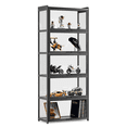 thumbnail image 3 of MoNiBloom Modern 68" 5-Tier Transparent Display Cabinet with Acrylic Flip Door, Curio Cabinet Collection Display Case, Floor Standing Showcase Bookshelf for Living Room Bedroom Home Office, Black, 3 of 10