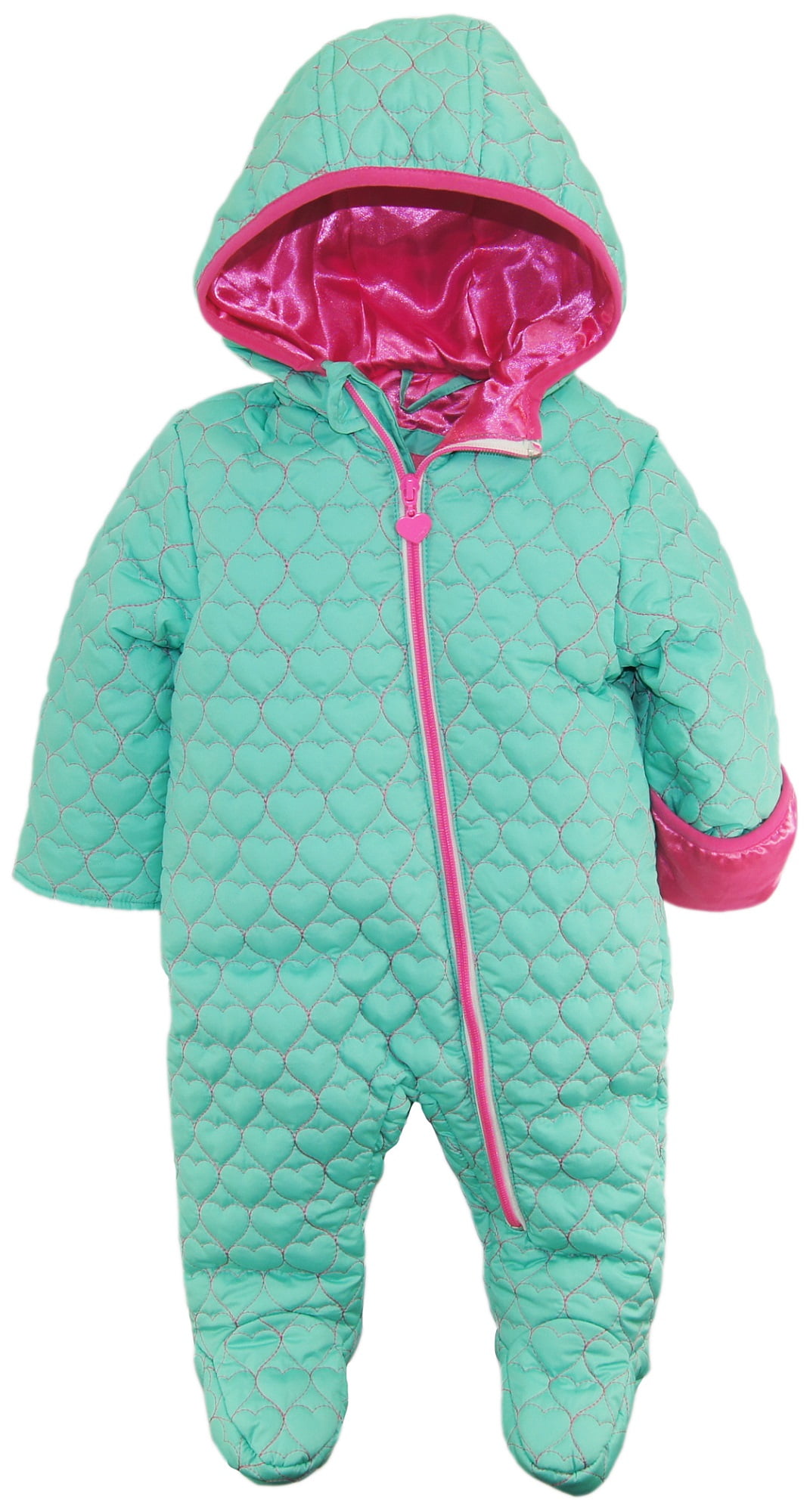 24 Months, White Steve Madden Baby Girls Quilted Heart Pram