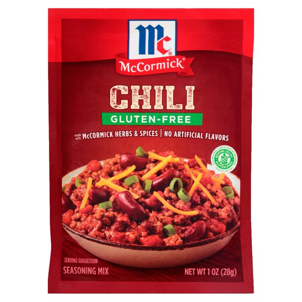 McCormick Gluten Free Chili Seasoning Mix, 1 oz