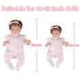 thumbnail image 4 of Set de ropa para muñeca Reborn Baby Doll 16-18 pulgadas CARANOVO Pink, 4 of 6