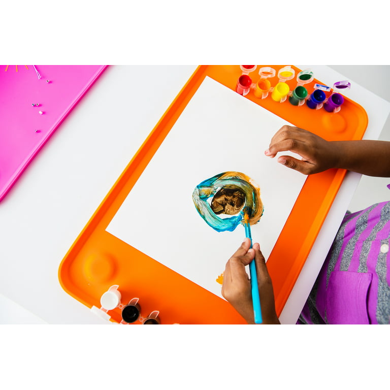 Gift Idea for Children Aged 2 and Over, Placemat for Painting and Plastic  Art Activity, Silicone Placemat for Children 