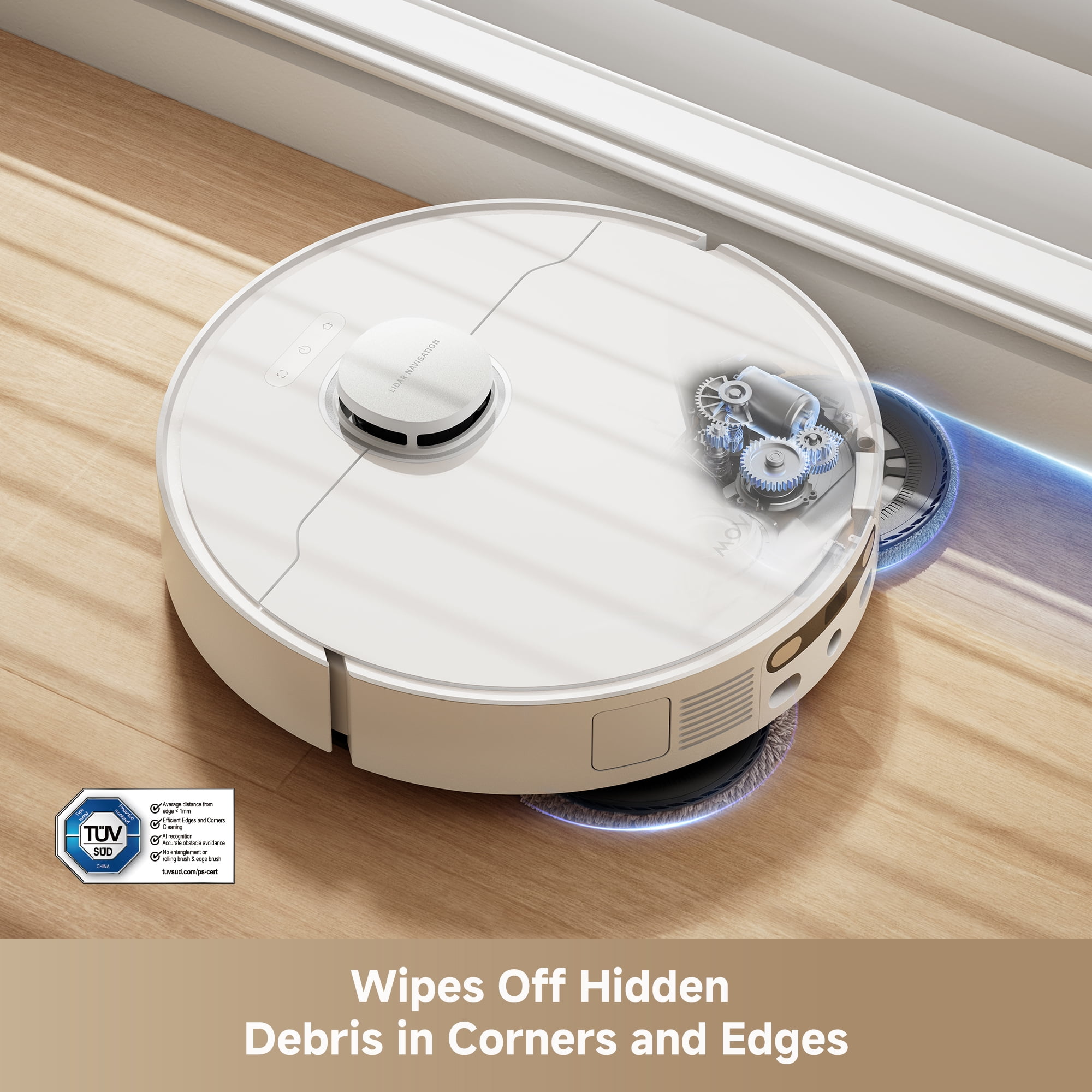 MOVA P10 Ultra Robot Vacuum Cleaner with Smart Mapping and 8,300Pa Suction