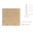 thumbnail image 3 of HAUS AND HUES 16x16 White Metal Picture Frames Matted to 12x12 - Features Premium Aluminum & Hanging Hardware, Shatterproof Plexiglass - Ideal for Home, Room, Office (16x16 in, White, Set of 15), 3 of 6