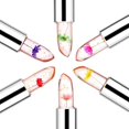 thumbnail image 2 of Lápiz labial Firstfly Crystal Flower Jelly, paquete de 6, negro, 2 of 9