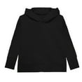 thumbnail image 4 of Babcutegg Kid Girls Sweatshirts Thumb Hole Long Sleeve Side Slit Hoodies Kids Fall and Winter Clothes Black Size 11, 4 of 4