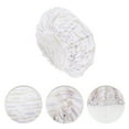 thumbnail image 3 of Unique Bargains 1 Pc Durable Shower Cap for Business Travel White Waterproof Polyester PEVA, 3 of 6