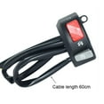 thumbnail image 3 of 7/8" Motorcycle Handlebar Fog Headlight Horn Start Switch ON OFF Button 12V, 3 of 7