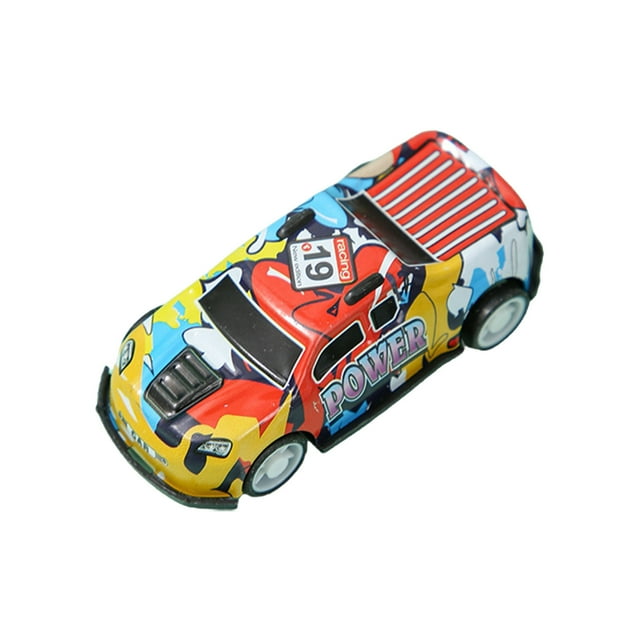 Alloy Pull Back Boomerang Car Toy For Kids Small Racing Vehicle Model Durable Metal Body Plastic Wheels 9.5Cm Length 3.7In Outdoor Play Fun With Realistic Design