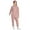 C#1Pink527, variant on CAIVO Kids Girls Boys Solid Color Long Sleeve Zipper Sweatershirt Hooded Romper Jumpsuit Winter Onesie Jumpsuits For Children Breathable One-Pieces