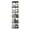 Black + MDF+Iron, variant on ZHICHUN 5-Tier Rotating Bookshelf Tower, 360° Spinning Bookcase Narrow Tall Round Storage Organizer for Bedroom Living Room, Black