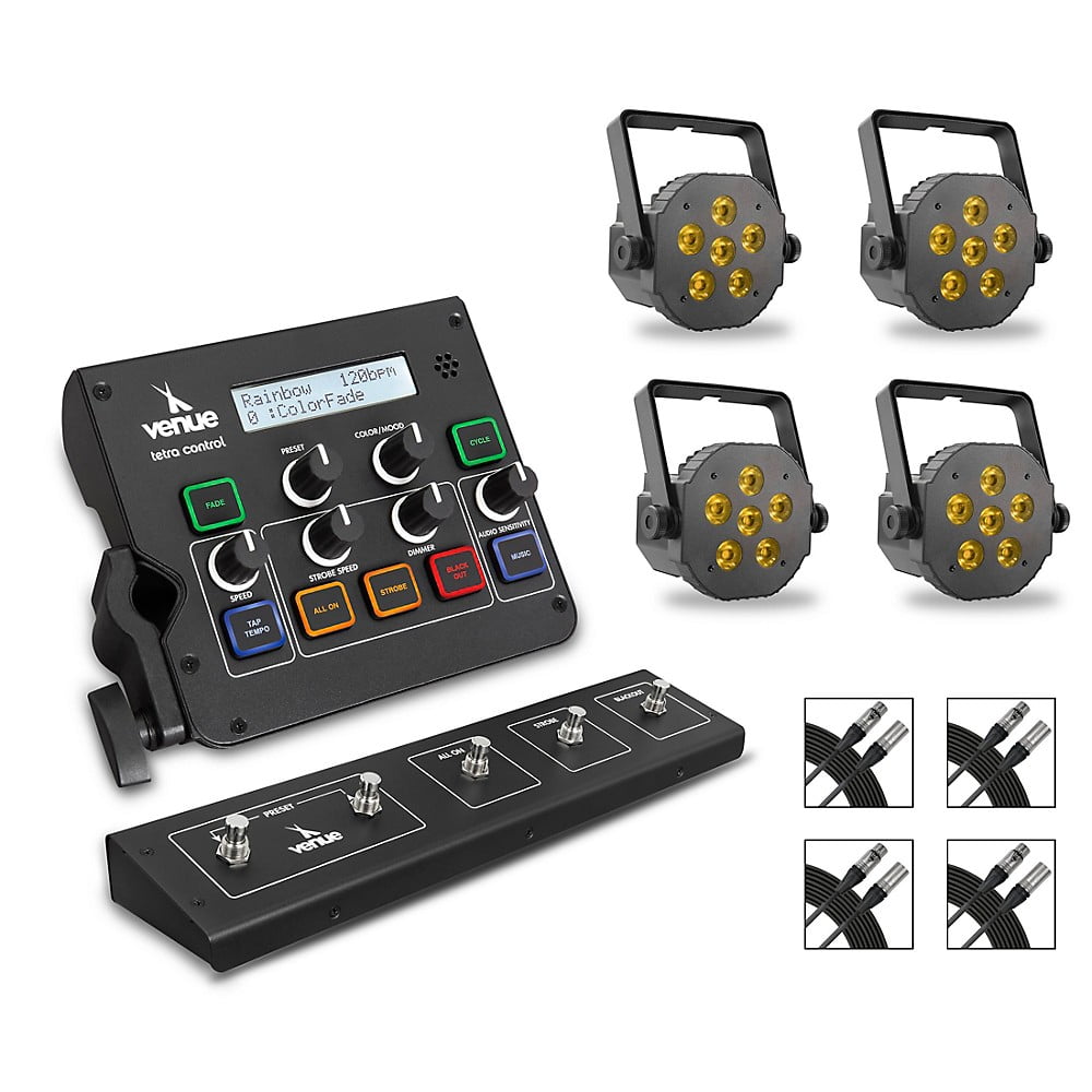 Venue Lighting Package with Tetra Control DMX Controller, Tetra 6