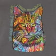 thumbnail image 2 of Dean Russo If Cats Could Talk Cat Lover Womens Slim Fit Junior Tee, Dark Grey, X-Large, 2 of 6