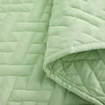 thumbnail image 6 of Exclusivo Mezcla 3-Piece King Size Quilt Set with Pillow Shams, Basket Quilted Bedspread/ Coverlet/ Bed Cover(96x104 Inches, Seafoam Green) -Soft, Lightweight and Reversible, 6 of 7