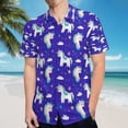 thumbnail image 5 of High Quality Hawaiian Shirts for Men Short Sleeve Aloha Beach Shirt Floral Summer Casual Button Down Shirts Blouses EEQOAC, 5 of 7